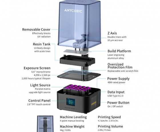 Фото 8 - Anycubic Photon Mono 2