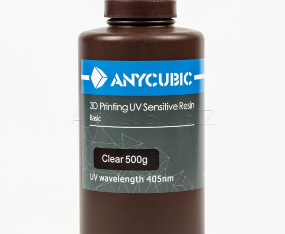 Фото 3 - Прозора Базова Фотополімерна смола Anycubic 0.5кг