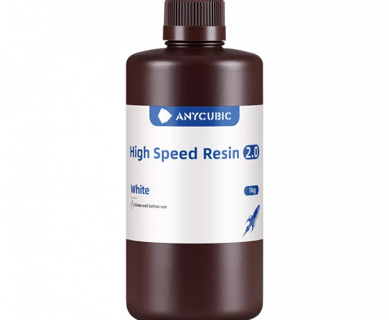 Фото 2 - Фотополімерна смола Anycubic High Speed Resin 2.0 Білий