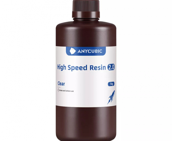 Фото 2 - Фотополімерна смола Anycubic High Speed Resin 2.0 Прозорий
