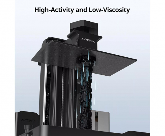 Фото 9 - Фотополімерна смола Anycubic High Speed Resin 2.0 Сірий