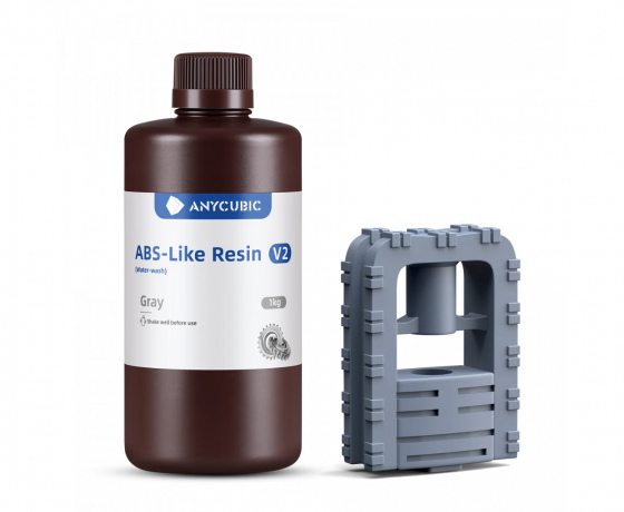 Фото 4 - Фотополімер Anycubic ABS-Like Resin V2 сірий