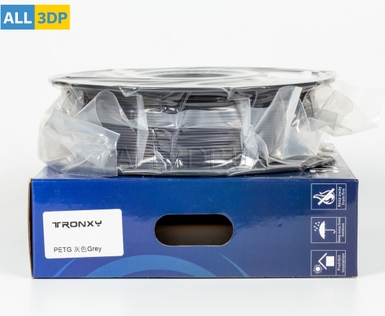 Фото 6 - Сірий PETG пластик Tronxy для 3D принтера 330m | 1 кг | 1,75 мм