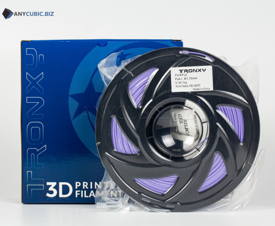 Фото 2 - Фиолетовый PLA пластиковый Tronxy для 3D принтера 340m | 1 кг | 1,75 мм
