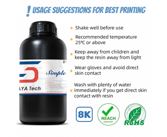 Фото 2 - Siraya Tech Water washable Resin - Simple Grey V2