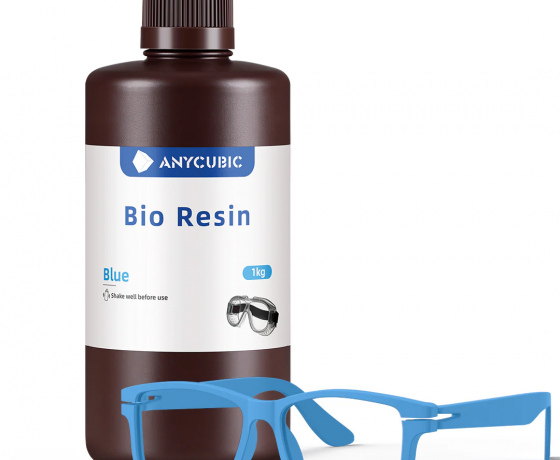 Фото 2 - Фотополімерна Біо смола Синя Anycubic