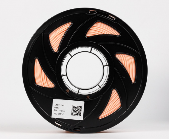 Фото 3 - Рубіновий Червоний Матовий Пла Пластик \ PLA Matte Filament RAL 3003 Ruby red 1кг | 1.75мм | 330м