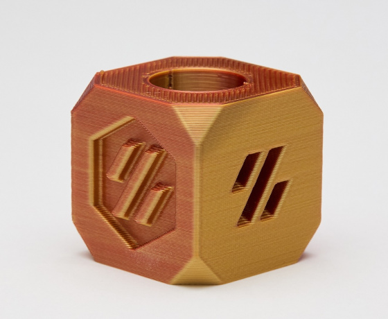 Фото 7 - Золото Медь Пла Пластик Шелковый | PLA SILK Gold Copper 1кг 1.75мм | 330м