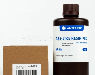 Біла Anycubic ABS-Подібна Смола ПРО фотополімерна смола 1кг | White ABS-Like Resin Pro Anycubic 1kg