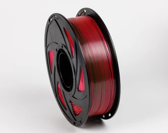 Красный Зеленый Пла Пластик Шелковый | PLA SILK Red Green 1кг 1.75мм | 330м