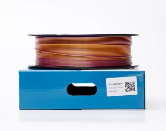 Пурпурный Золотой Пла Пластик Шелковый | PLA SILK Purple Gold 1кг | 1.75мм | 330м
