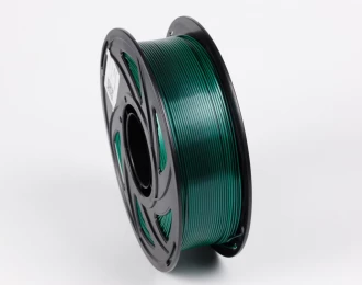 Изумрудно-зеленый Черный Шелковый Пла Пластик | PLA SILK Emerald Green Black 1кг | 1.75мм | 330м