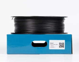 PETG Карбоновое волокно Черное | PETG Carbon Fiber Black PETG Карбон 1кг | 1.75мм | 330м